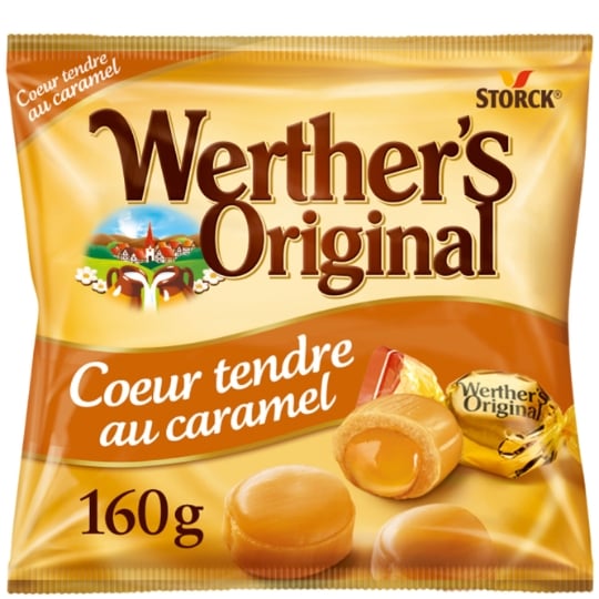 Bonbons caramel coeur tendre WERTHER'S