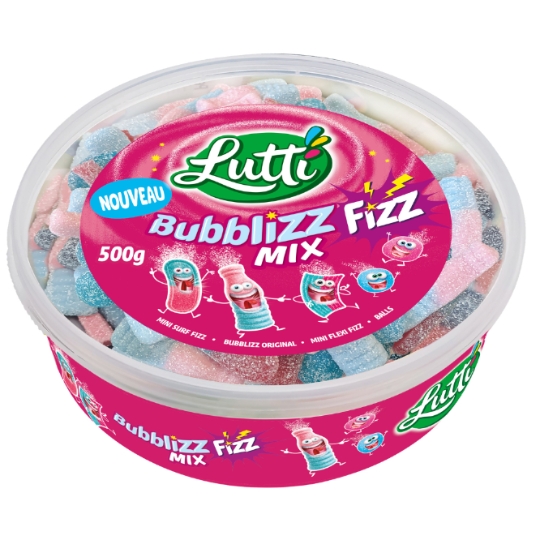 Confiserie Gélifiée aromatisée Bublizz Fizz Mix LUTTI