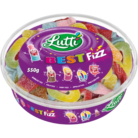 Bonbons assortiment bestfizz piquants LUTTI