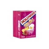 Chewing gum 2 fruity framboise pêche sans sucres HOLLYWOOD