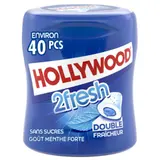 Chewing gum menthe fraîche forte sans sucres HOLLYWOOD