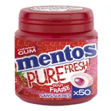 Chewing-Gum Pure Fresh Fraise Sans Sucres MENTOS