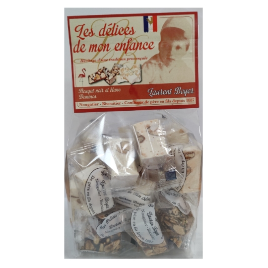 Nougat Blanc et Noir de Montélimar DELICES MON ENFANCE