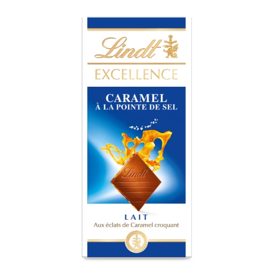 Tablette de Chocolat Lait Excellence Caramel Fleur de Sel LINDT