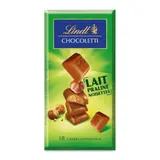 Carrés de Chocolat Lait Praliné Noisettes LINDT