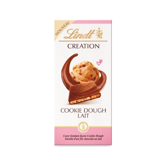 Tablette de Chocolat Lait Création Cookie Dough LINDT