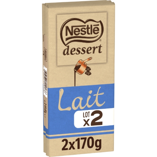 Tablette de Chocolat Lait Dessert NESTLE