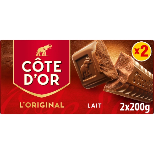Tablette de Chocolat Lait L'Original COTE D'OR