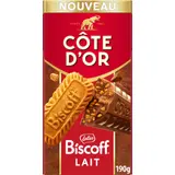 Tablette de Chocolat Lait Biscoff COTE D'OR