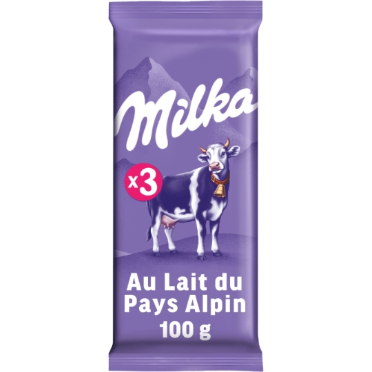 Tablette de Chocolat Lait du Pays Alpin MILKA