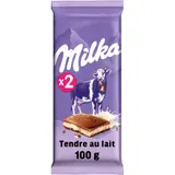 Tablette de Chocolat Lait Tendre au Lait MILKA