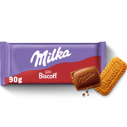 Tablette de Chocolat Lait Biscoff MILKA