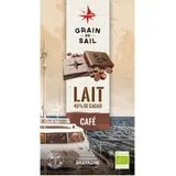 Tablette de Chocolat Lait Café Bio GRAIN DE SAIL