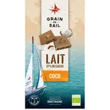 Tablette de Chocolat Lait Bio GRAIN DE SAIL