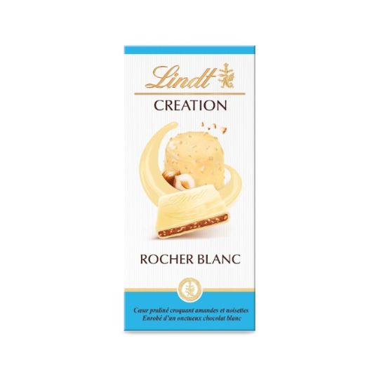 Tablette de Chocolat Blanc Rocher Blanc LINDT