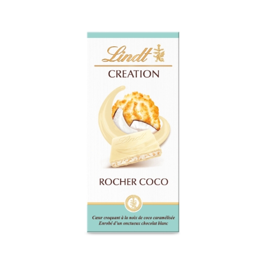 Tablette de Chocolat Blanc Création Rocher Coco LINDT