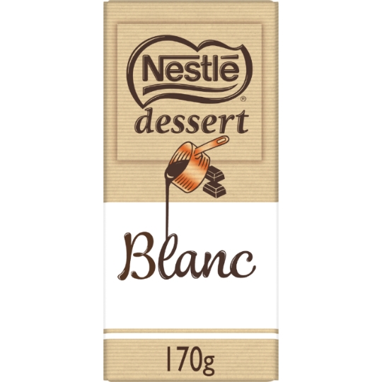 Tablette de Chocolat Blanc Dessert NESTLE