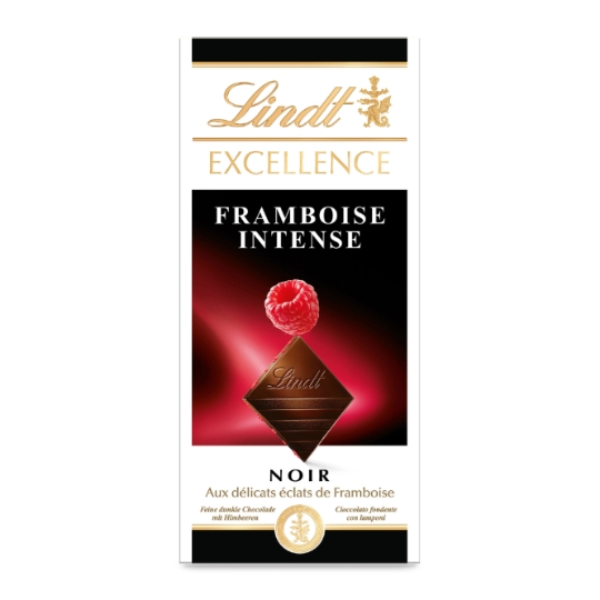 Tablette de Chocolat Noir Excellence Framboise LINDT