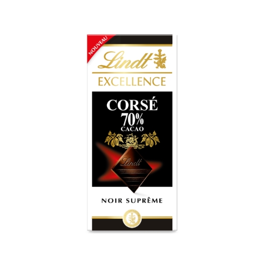Tablette de Chocolat Noir Excellence 70% LINDT