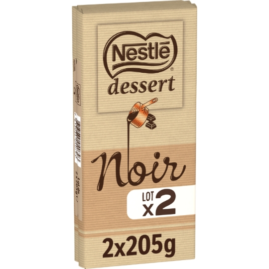 Tablette de Chocolat Noir Dessert NESTLE