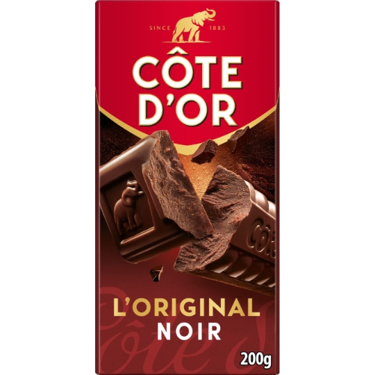 Tablette de Chocolat Noir L'Original COTE D'OR