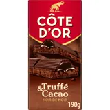 Tablette de Chocolat Noir Truffé COTE D'OR