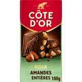 Tablette de Chocolat Noir Amandes Entières COTE D'OR