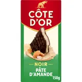 Tablette de Chocolat Noir Pâte d'Amande COTE D'OR