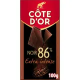 Tablette de Chocolat Noir 86% COTE D'OR