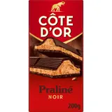 Tablette de Chocolat Noir Praliné COTE D'OR