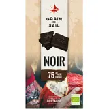 Tablette de Chocolat Noir 75% Bio GRAIN DE SAIL