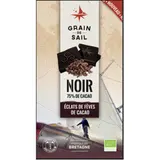 Tablette de Chocolat Noir 75% Eclats de Fèves de Caco GRAIN DE SAIL