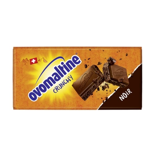 Tablette de Chocolat Noir Crunchy OVOMALTINE