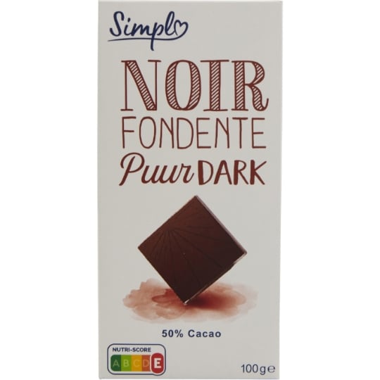 Tablette de Chocolat Noir SIMPL