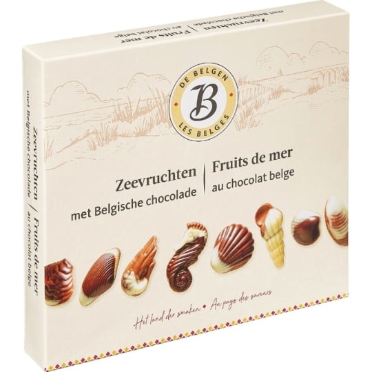 Chocolat assortiment fruits de mer