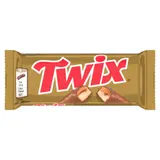 Barres Chocolatées Biscuits Enrobés de Chocolat et Caramel TWIX