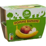 Compote pomme banane CARREFOUR CLASSIC'
