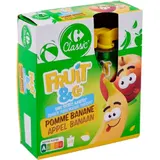 Compote pomme banane sans sucres ajoutés CARREFOUR CLASSIC'