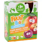 Compote mangue passion sans sucres ajoutés CARREFOUR CLASSIC'