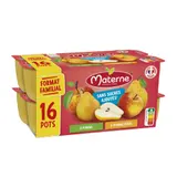 Compote pomme, pomme poire sans sucres ajoutés MATERNE
