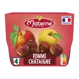 Compote pomme chataîgne MATERNE