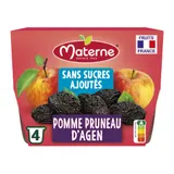 Compote pomme pruneau sans sucres ajoutés MATERNE