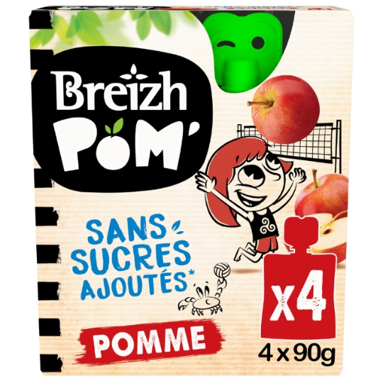 Compote pomme BREIZH'POM