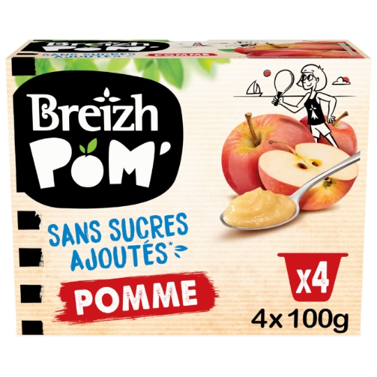 Compote pomme BREIZH'POM