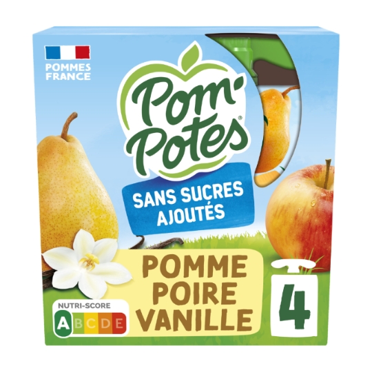 Compote Pomme Poire Vanille POM'POTE