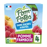Compote pomme framboise sans sucres ajoutés POM'POTES