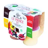 Purée de Fruits Bio 4 Parfums : Pomme, Pomme Myrtille, Pomme Framboise et Pomme Poire THOMAS LE PRINCE