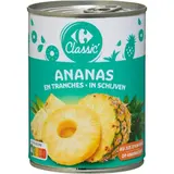 Ananas en tranches au jus d'ananas CARREFOUR CLASSIC'