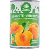 Fruits au Sirop Abricots Demi-fruits CARREFOUR CLASSIC'