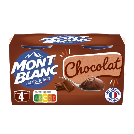 Crème Dessert Chocolat MONT BLANC